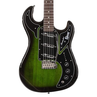 Burns Marquee Electric Guitar in Green Burst with Rosewood Fingerboard